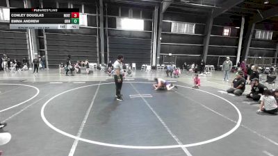 98 lbs 5th Place - Conley Douglas, Northwest Christian School vs Emma Andrew, Grindhouse WC