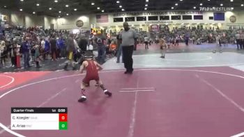 61 lbs Quarterfinal - Colton Koegler, Douglas Mat Club vs Akxel Arias, Stallion Wrestling Club