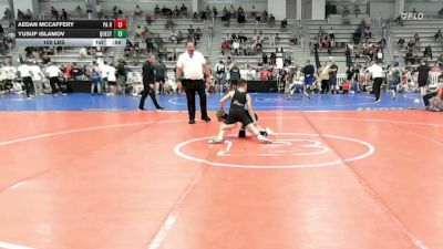 100 lbs Consi Of 4 - Aedan McCaffery, PA Revival - EL vs Yusuf Islamov, Quest School Of Wrestling ES - EL