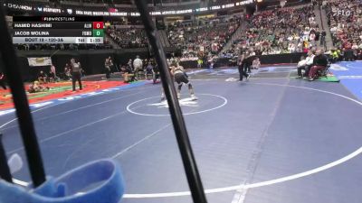 120-3A Champ. Round 1 - Hamid Hashimi, Alameda International vs Jacob Molina, Fort Morgan