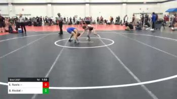 120 lbs Prelims - Evan Rawls, VA vs Bailey Roybal, IA