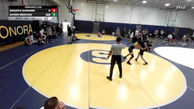 132 lbs Cons. Round 3 - Jayden Mercado, Glendora High School Wrestling vs Shaurya Nadkarni, Five Points
