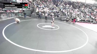 5A 100 lbs Champ. Round 1 - Rhiannon Towers, Olympus vs Acacia Garcia, Taylorsville