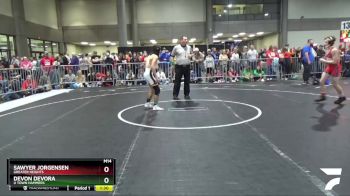 105 lbs Champ. Round 1 - Devon Devora, U Town Hammers vs Sawyer Jorgensen, Greater Heights