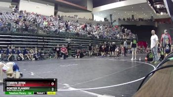 50 lbs Round 3 (6 Team) - Porter Flanery, Team Texas Blue vs Corbyn Zitek, Nebraska Maize