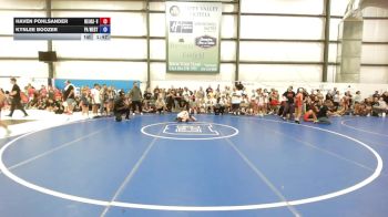 33 lbs Rr Rnd 1 - Haven Pohlsander, Okie Girls - W vs Kynlee Boozer, PA West Yellow - W