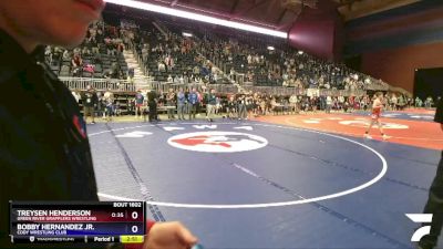 88-100 lbs Semifinal - Treysen Henderson, Green River Grapplers Wrestling vs Bobby Hernandez Jr., Cody Wrestling Club