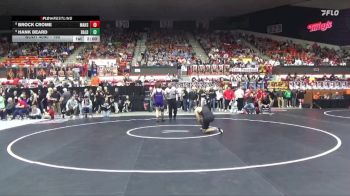 190 lbs Champ. Round 1 - Hank Beard, Baldwin Hs vs Brock Crome, Marysville Hs