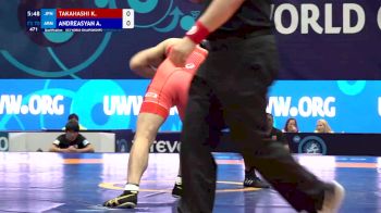 70 kg Qualif. - Kota Takahashi, Japan vs Arman Andreasyan, Armenia