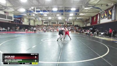 285 lbs Cons. Round 3 - Brycen Collinson, College Of Redwoods vs Jacob Aho, Skyline College