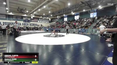 130 lbs 3rd Place Match - Abigail Curtis, Temecula Valley vs Dahlia Mark, Vista Murrieta