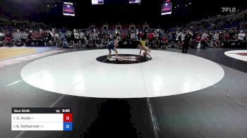 120 lbs Quarters - Dru Ayala, IA vs Brock Rothermel, PA