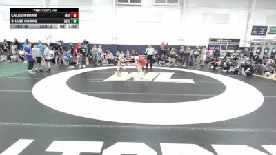 153 lbs Round Robin 2 - Caleb Ryman, Indiana Outlaws Black-HS vs Chase Hodas, Aquinas-HS