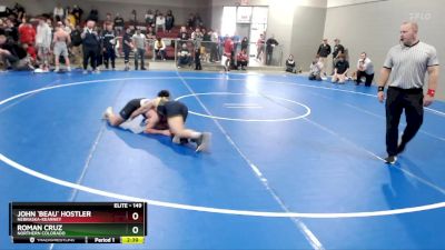 149 lbs Champ. Round 2 - Roman Cruz, Northern Colorado vs John `Beau` Hostler, Nebraska-Kearney