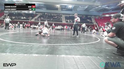 58 lbs Final - Sutton Stites, Raw Wrestling Club vs Weston Olvera, Honey Badgers Wrestling Club