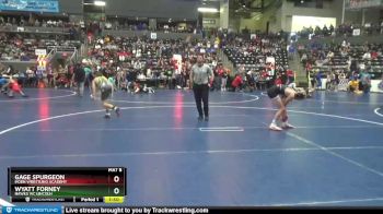 110 lbs Champ. Round 2 - Wyatt Forney, Hawks WC Lincoln vs Gage Spurgeon, Moen Wrestling Academy