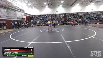 170 lbs Cons. Round 1 - Oakley Bonewell, Okanogan vs Lorenzo Lummio, Goldendale