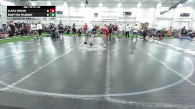 146 lbs Quarterfinal - Blake Ringer, WV vs Matthew Bradley, MI