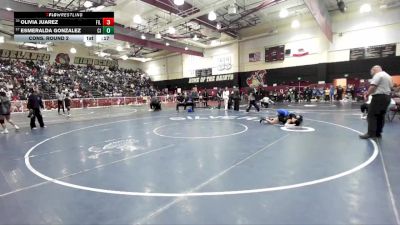 105 lbs Cons. Round 2 - Olivia Juarez, Fillmore vs Esmeralda Gonzalez, Channel Islands