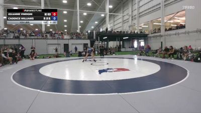 125 lbs Julianne Vindigni, North Carolina Red vs Cadence Williams, Indiana Blue