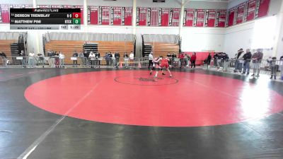 132 lbs Quarterfinal - Dereon Tremblay, New Bedford vs Matthew Pini, Natick