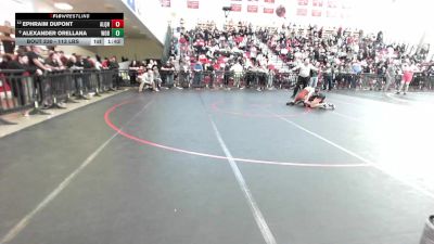 113 lbs Consi Of 8 #2 - Ephraim Dupont, Algonquin vs Alexander Orellana, Woburn