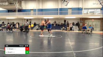 285 lbs Cons. Semi - Victor Vargas, Morton Community College vs Jack Stuart, Muskegon Community College