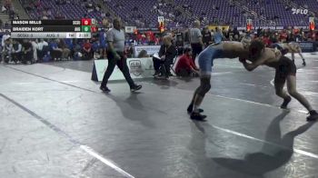 133 lbs Semis & 3rd Wb (16 Team) - Mason Mills, St. Cloud State vs Braiden Kort, Augustana (SD)