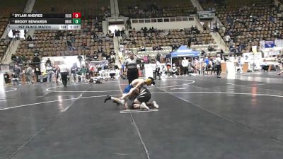 5A 138 lbs 1st Place Match - Brody Edwards, Beauregard HS vs Dylan Andres, Elmore County School