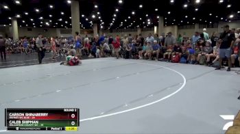 90 lbs Round 2 (6 Team) - Caleb Shipman, Williamson County WC vs Carson Shinaberry, Patriot WC Blue