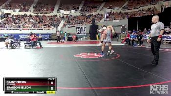 D4-150 lbs Cons. Semi - Brandon Nelson, Bagdad HS vs Grant Crosby, St. Johns