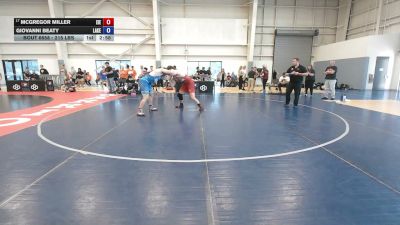 215 lbs Cons. Rd Of 16 - McGregor Miller, East Idaho Elite vs Giovanni Beaty, Lakewood