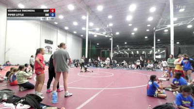 100 lbs Rr Rnd 9 - Izzabella Timonera, Scorpions - Girls vs Piper Little, Kraken Blue - Girls