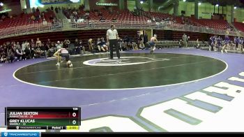 106 lbs Round 1 (6 Team) - Julian Sexton, Manhattan HS vs Grey Klucas, Waverly