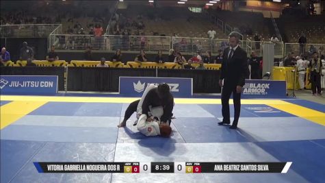 Ana Beatriz Santos Silva vs Vitoria Gabriella Nogueira Dos R 2025 Pan Jiu Jitsu IBJJF Championship