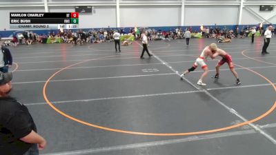 126 lbs Champ. Round 2 - Eric Bush, Riverdale vs Marlon Charley, BTW