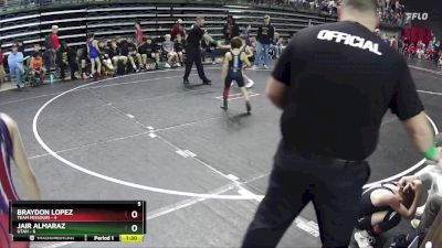 60 lbs Finals (8 Team) - Braydon Lopez, Team Missouri vs Jair Almaraz, Utah