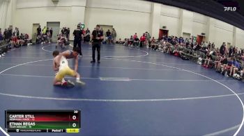 132 lbs Finals (8 Team) - Ethan Regas, Team Oregon vs Carter Still, Nebraska Maize