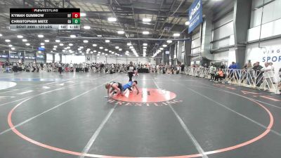 120 lbs Round Of 16 - Kymah Gummow, NY vs Christopher Metz, GA