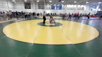 94 lbs Consi Of 8 #2 - Dominic Cummings, Wrestlers Way vs Camryn Roussell, Londonderry