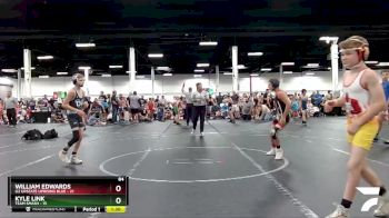 84 lbs Round 3 (8 Team) - William Edwards, U2 Upstate Uprising Blue vs Kyle Link, Team Smash