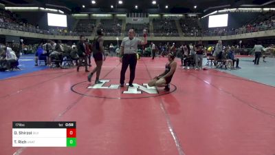 171 lbs Round Of 16 - Omid Shirzoi, Silver Spring vs Tristen Rich, Unattached