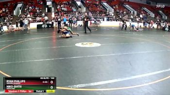 140 lbs Champ. Round 1 - Ryan Phillips, Winter Springs vs Niko Giatis, Highland
