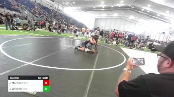 156 lbs Consi Of 16 #2 - Jaime Martinez, Yotes WC vs Jaykob Williams, No Team