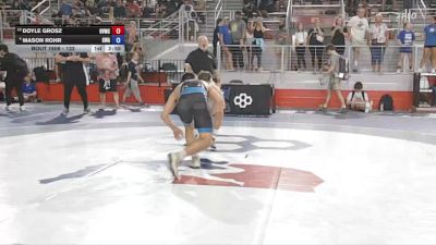 138 lbs Champ. Round 4 - Doyle Grosz, HVWC vs Mason Rohr, Gladiator Wrestling Academy