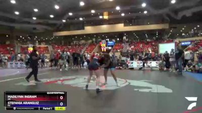 152 lbs Quarterfinal - Madilynn Ingram, OK vs Stefania Aranguiz, KS