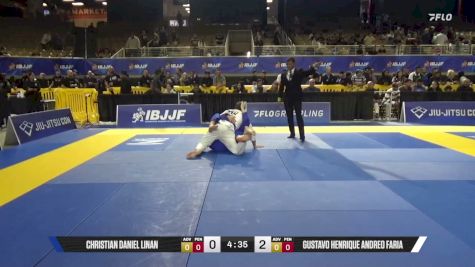 Gustavo Henrique Andreo Faria vs Christian Daniel Linan 2026 Pan Jiu Jitsu IBJJF Championship