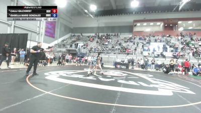 53 kg Cons. Sub-semis - Calli Gilchrist, Bears RTC vs Isabella Marie Gonzales, Iowa Womens Wrestling Club
