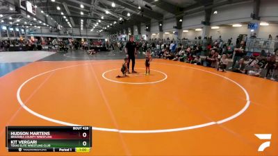 48 lbs Cons. Round 2 - Hudson Martens, Brazoria County Wrestling vs Kit Vergari, Texas Elite Wrestling Club