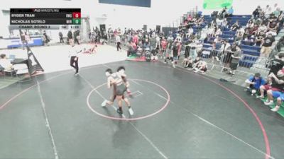 132 lbs Champ. Round 2 - Nicholas Sotelo, Mercenary vs Ryder Tran, Reign Wrestling Club